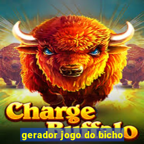 gerador jogo do bicho